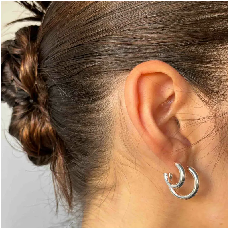 Argolas em Prata Radiant