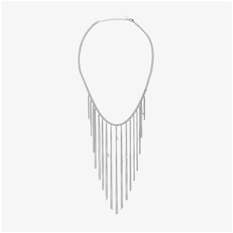Colar Mulher Myfair Fringe prateado | Radiant