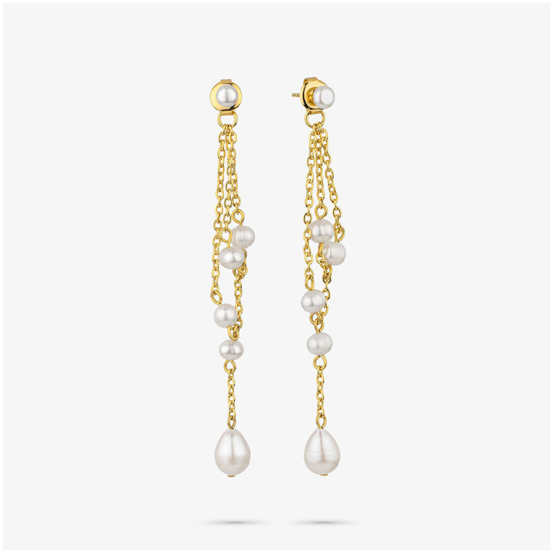 Brincos Mulher Bridgerton Pearl Dourados