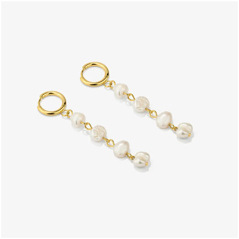 Brincos Mulher Bridgerton dourados | Design Clássico em Aço Dourado