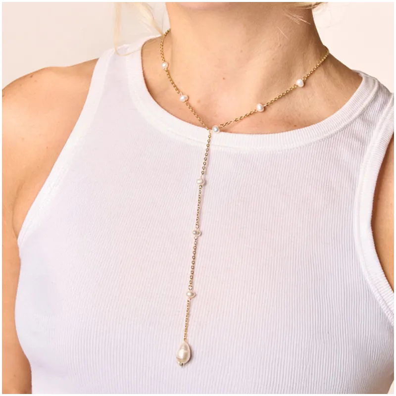 Colar Comprido Mulher Bridgerton Dourado