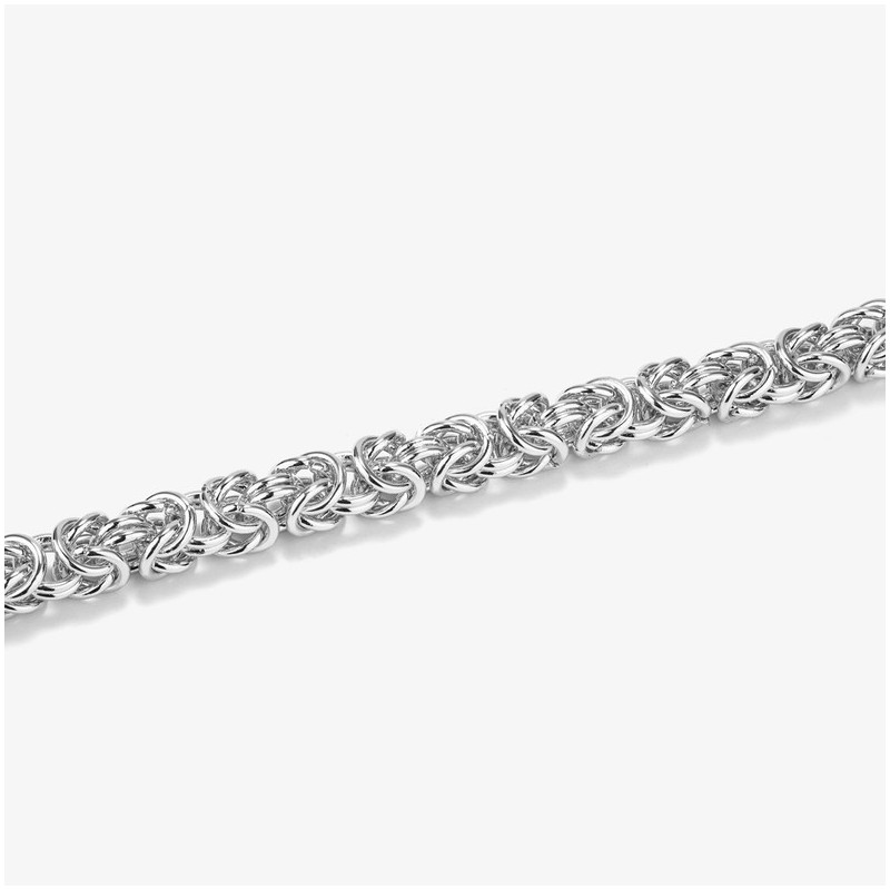 Pulseira Mulher Blake prateada | Design Twist em Aço Prateado