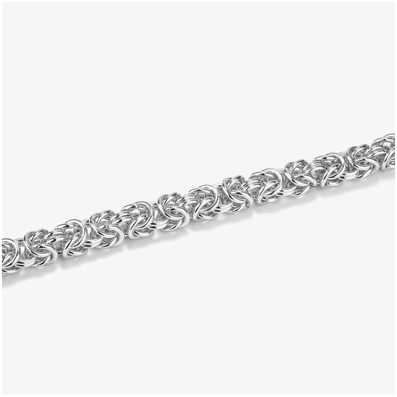 Pulseira Mulher Blake prateada | Design Twist em Aço Prateado