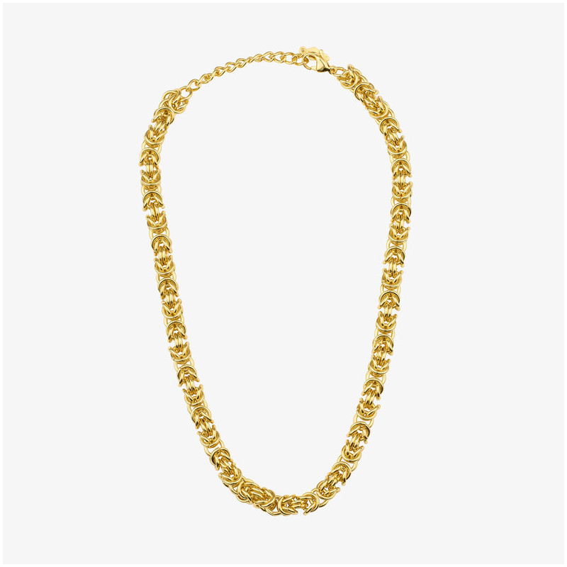 Colar Mulher Blake dourado | Design Twist Sofisticado em Aço Dourado