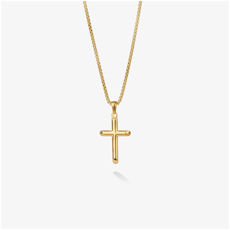 Colar Homem Mateo Cruz Fina Dourado