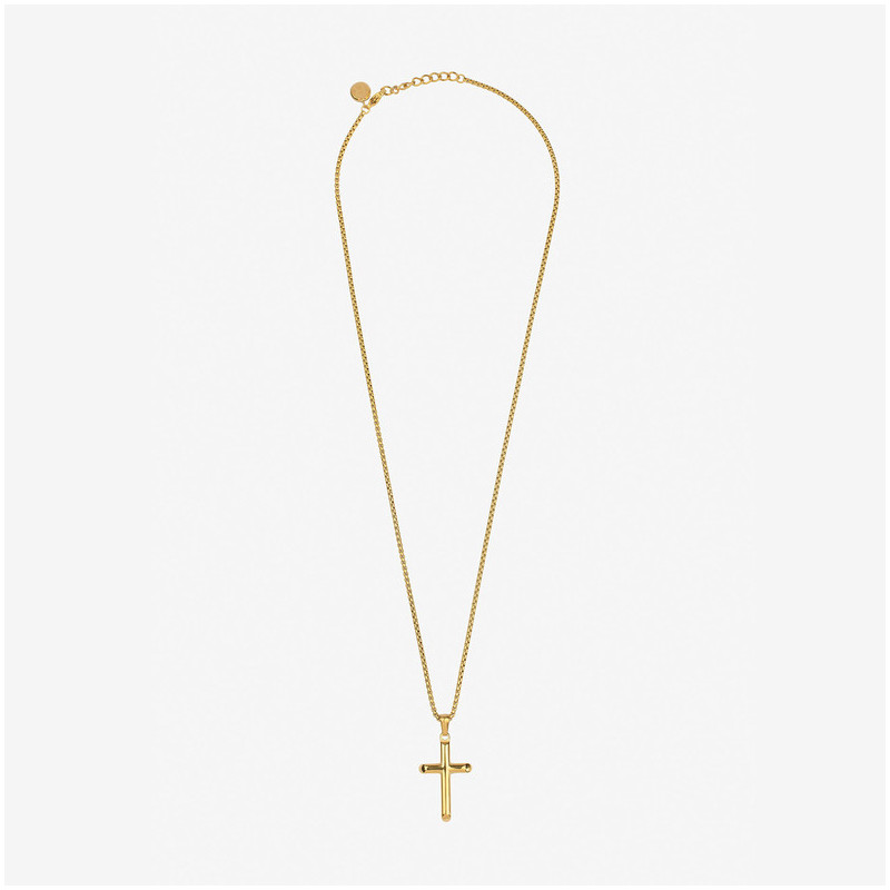 Colar Homem Mateo Cruz Fina Dourado