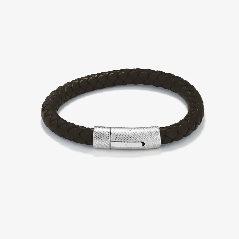 Pulseira Homem Nature Couro Preto | Radiant