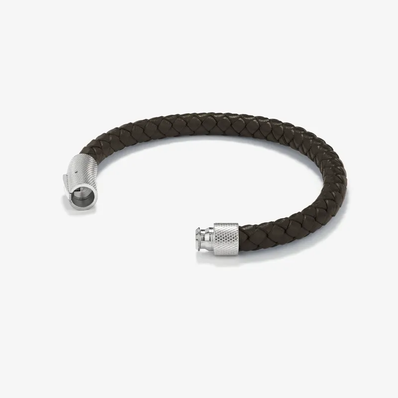 Pulseira Homem Nature Couro Preto | Radiant