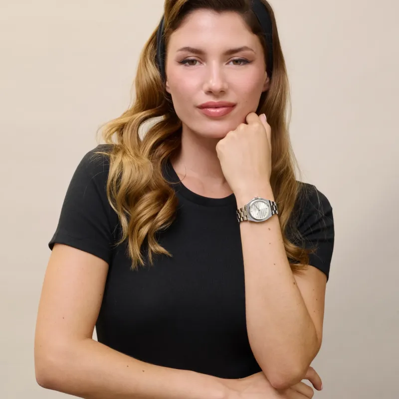 Relógio de Mulher Brigitte Prateado | Radiant