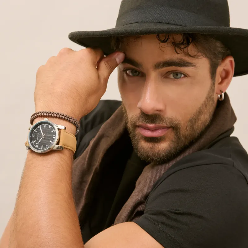 Pulseira de Homem Tribal Castanha | Radiant