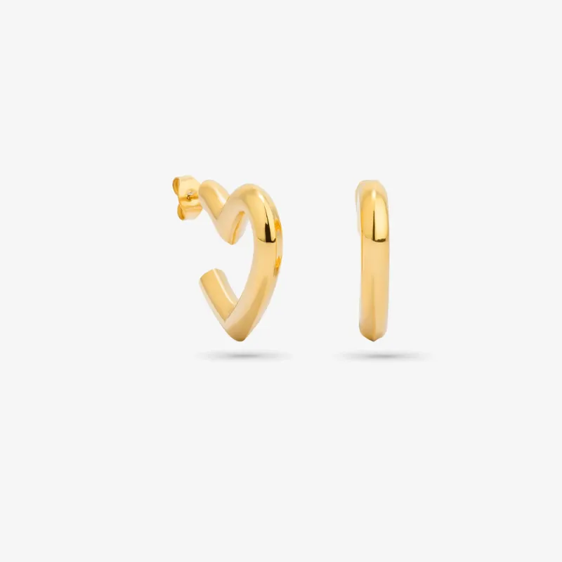 Argolas de mulher My Love douradas | Radiant