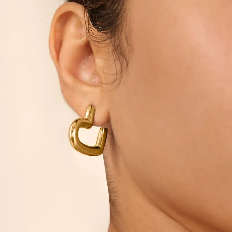 Argolas de mulher My Love douradas | Radiant