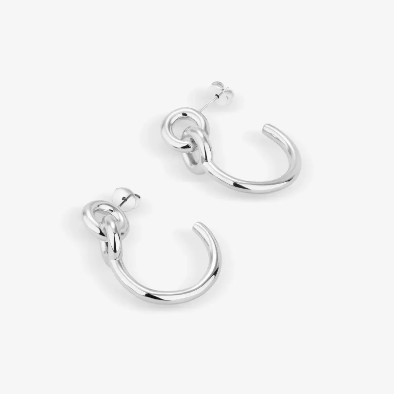 Argolas de mulher Forever prateadas | Radiant