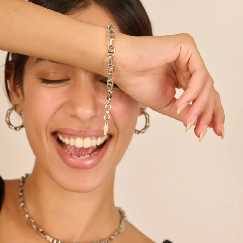 Pulseira de mulher Chains Cindy prateada | Radiant