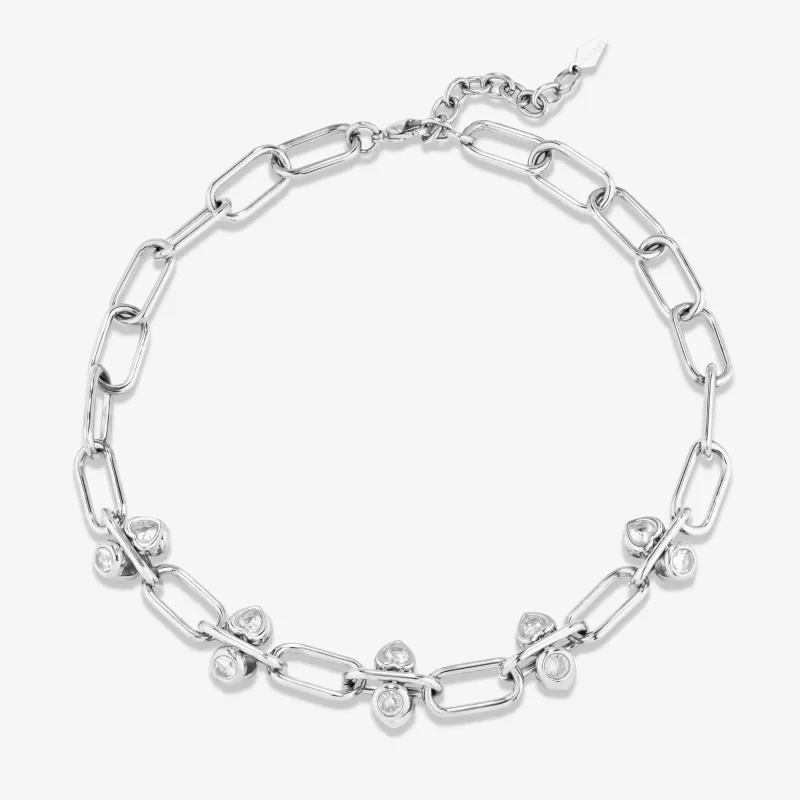 Colar de mulher Claudia prateado | Radiant