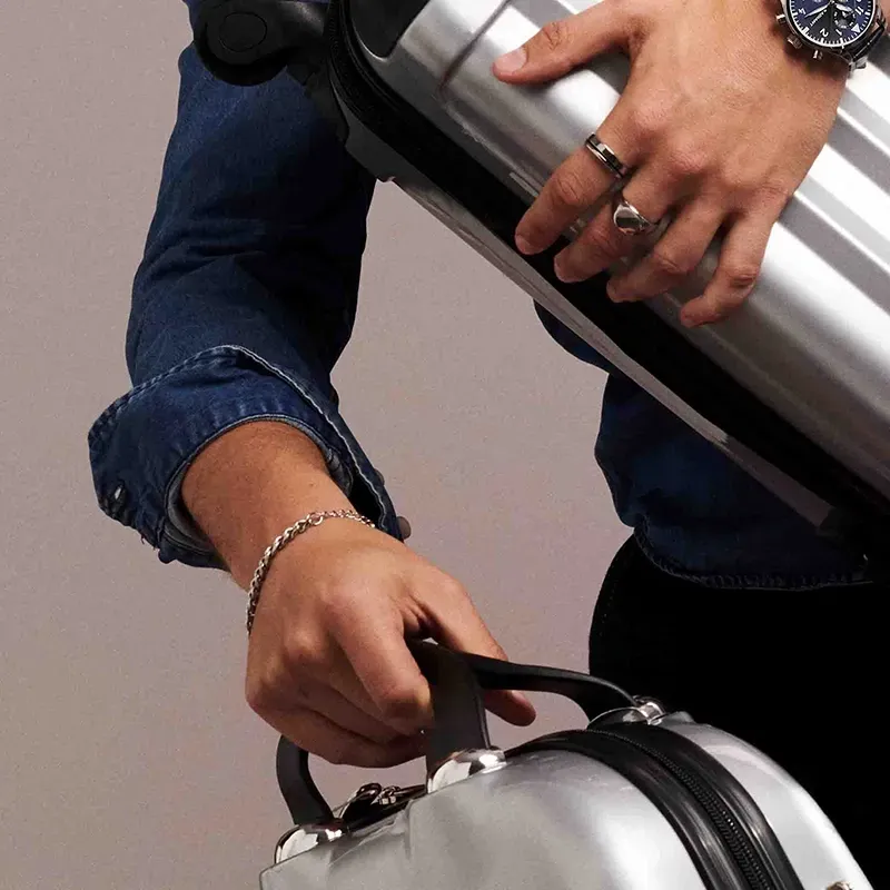 Anel Homem Ruiz Selo Prateado 26