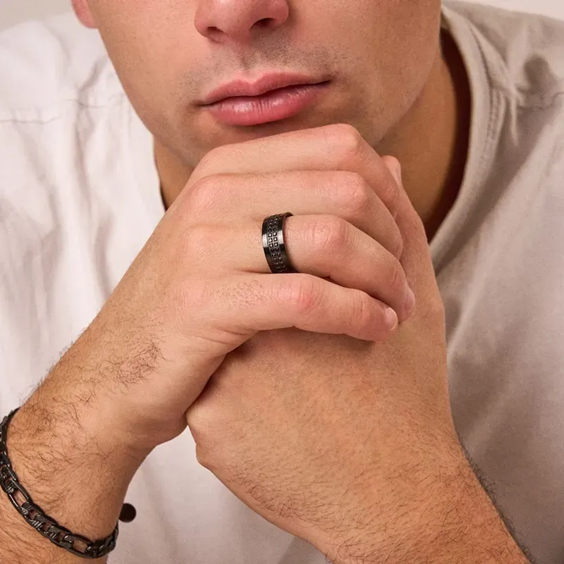 Anel Homem Pirate Preto | Radiant