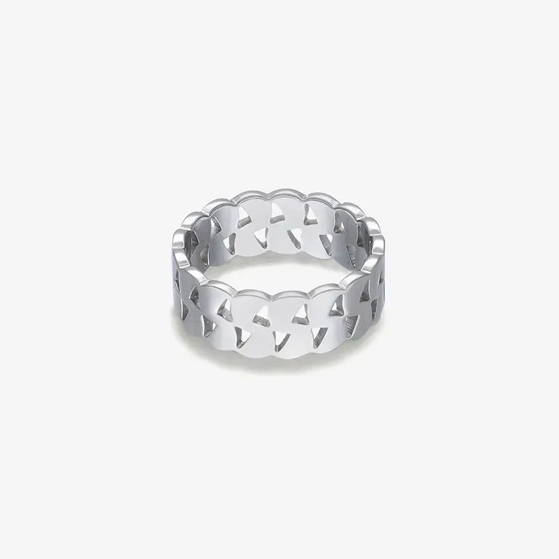 Anel Homem Cadeado Padlock Prateado | Radiant