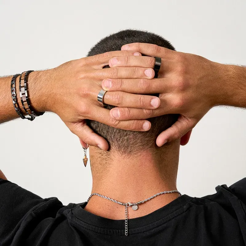 Anel Homem Strong Prateado | Radiant