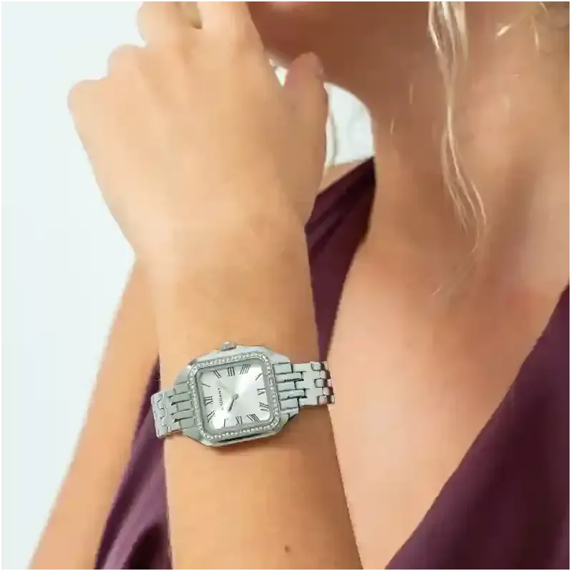 Relógio Bahamas Luxe em Prateado