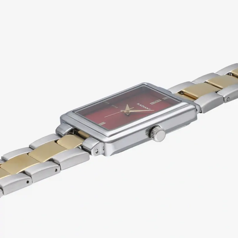 Reloj Courtney Burgundy/Bitone