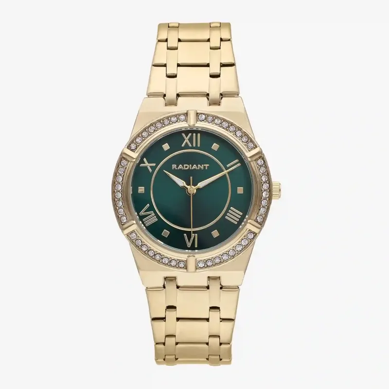 Relógio Victoria Chocolate/Dorado