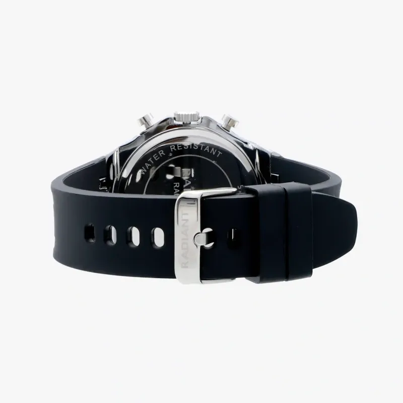 Relógio Homem Jack Preto/Pulseira de Silicone