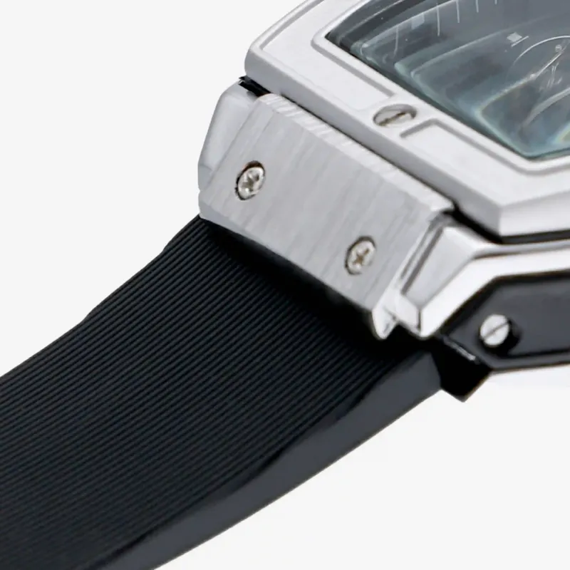 Relógio Homem Ryan Prata/Silicone