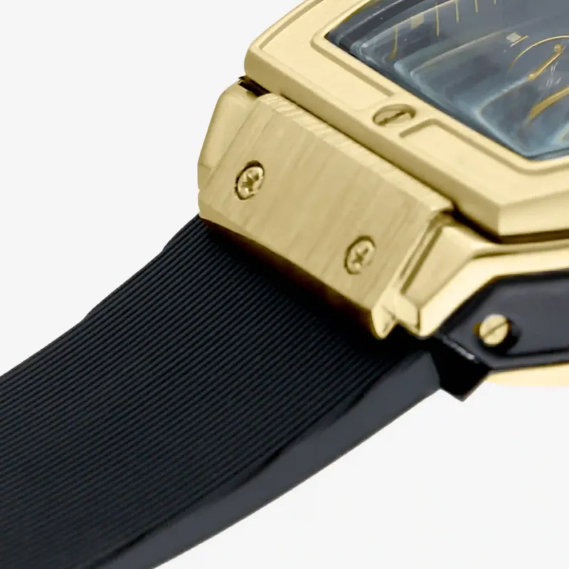 Relógio Homem Ryan Ouro/Silicone