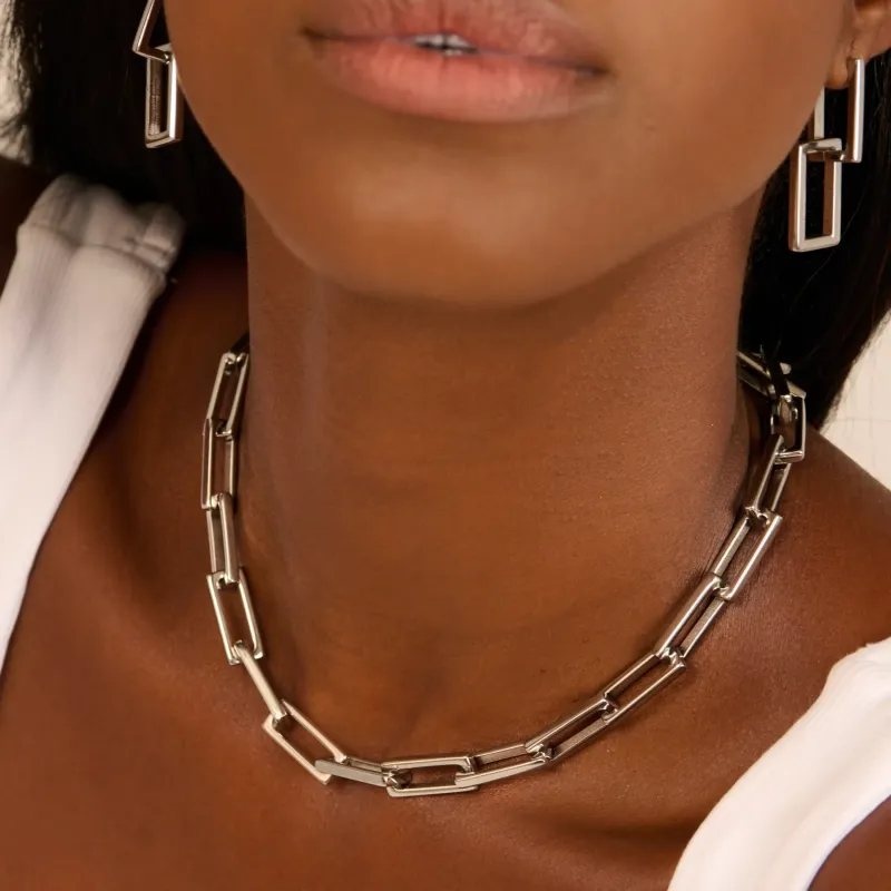 Colar de mulher Halle prateado | Radiant