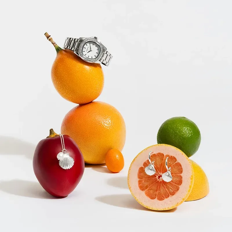 Radiant Scape Relógio de Mulher Prateado com Bracelete de Aço