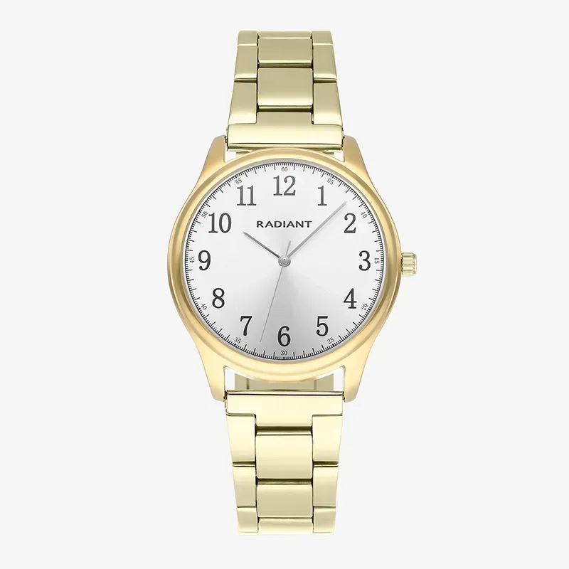 REX 34MM SILVER DIAL IPGOLD BRAZ