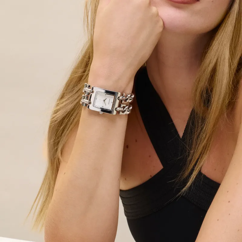 Relógio de Mulher Donatella Prateado | Radiant