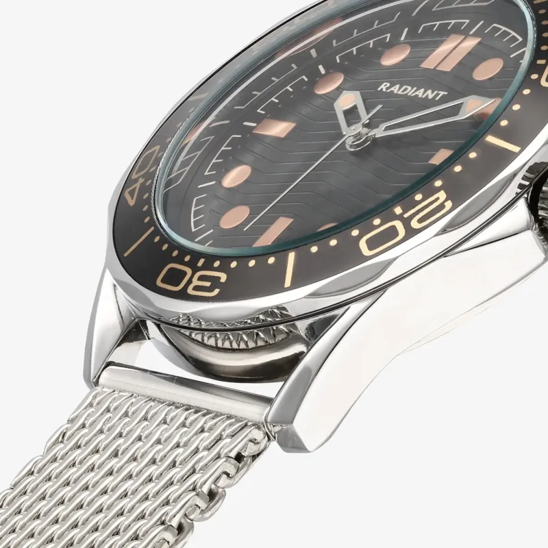 Relógio de Homem Chris Preto Rose Gold | Radiant