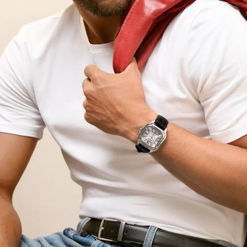 Relógio de Homem Chris Him Prateado | Radiant