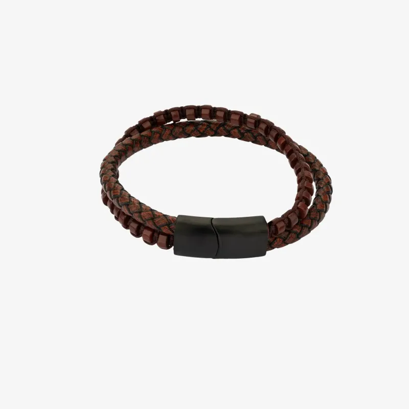Pulseira de Homem Sierra com Contas Pretas | Radiant