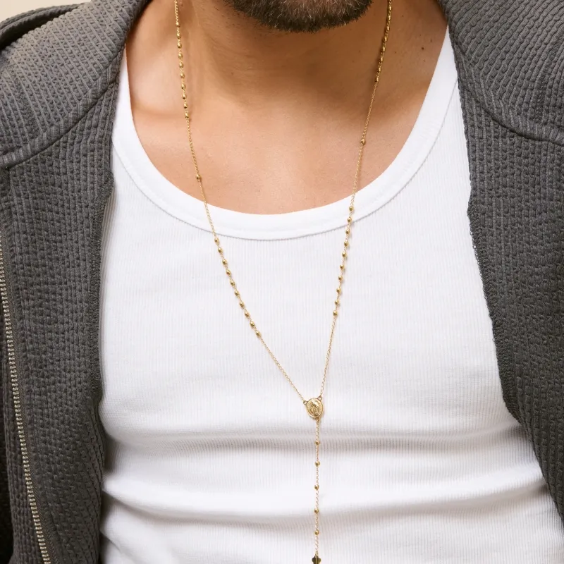 Colar de Homem Iconclast com contas Douradas | Radiant