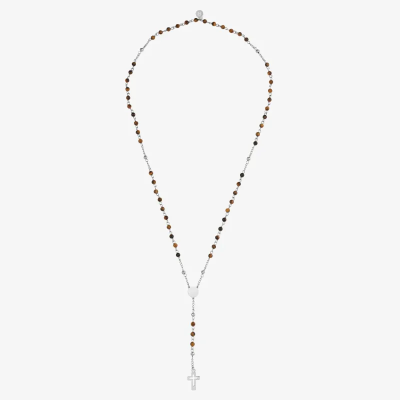 Colar de Homem Iconclast com Pedras Castanhas | Radiant