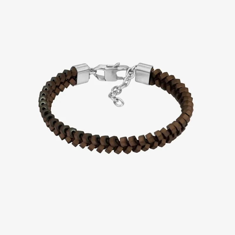Pulseira de Homem Tribal Castanha | Radiant