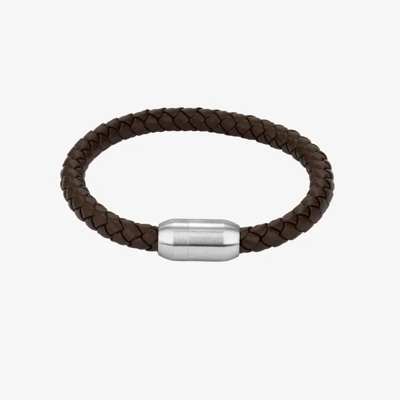 Pulseira de Homem Tribal Twist Castanha | Radiant