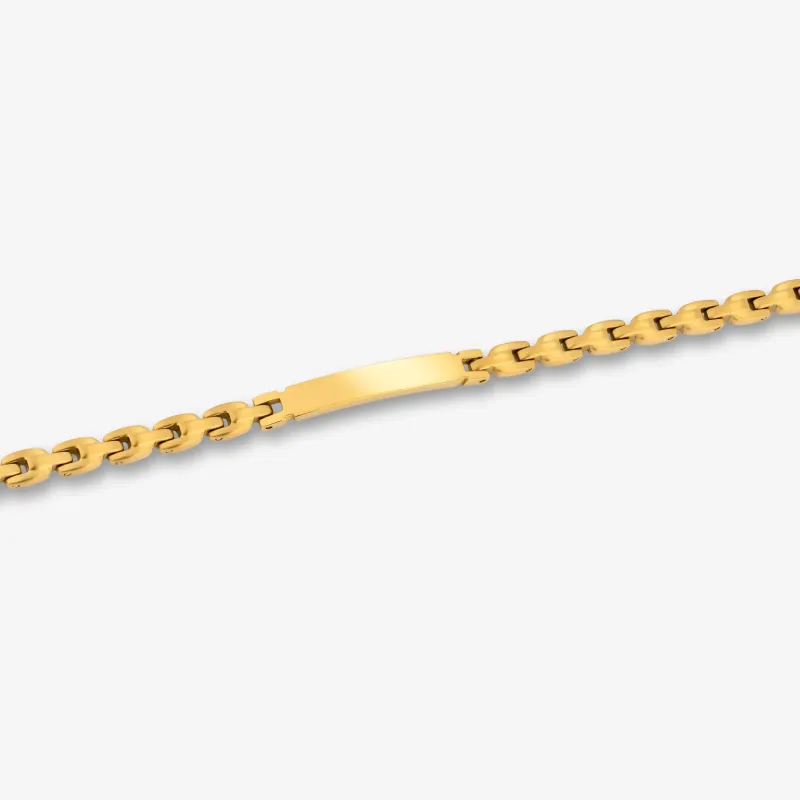 Pulseira de Homem Code Dourada | Radiant