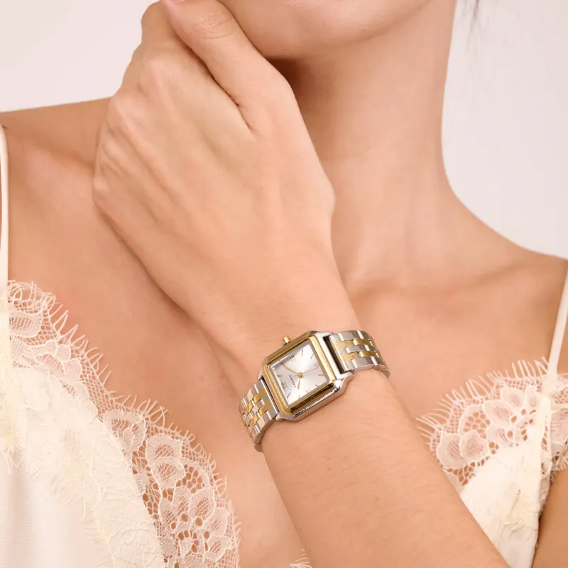 Relógio Mulher Coral Wave Bicolor | Radiant