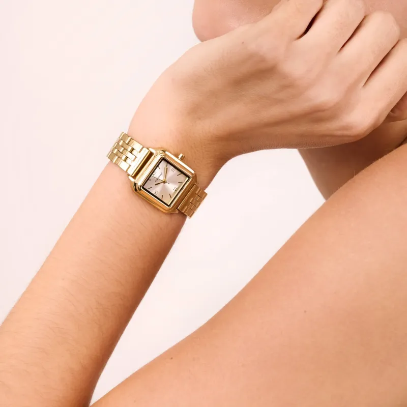 Relógio Mulher Coral Wave Dourado | Radiant