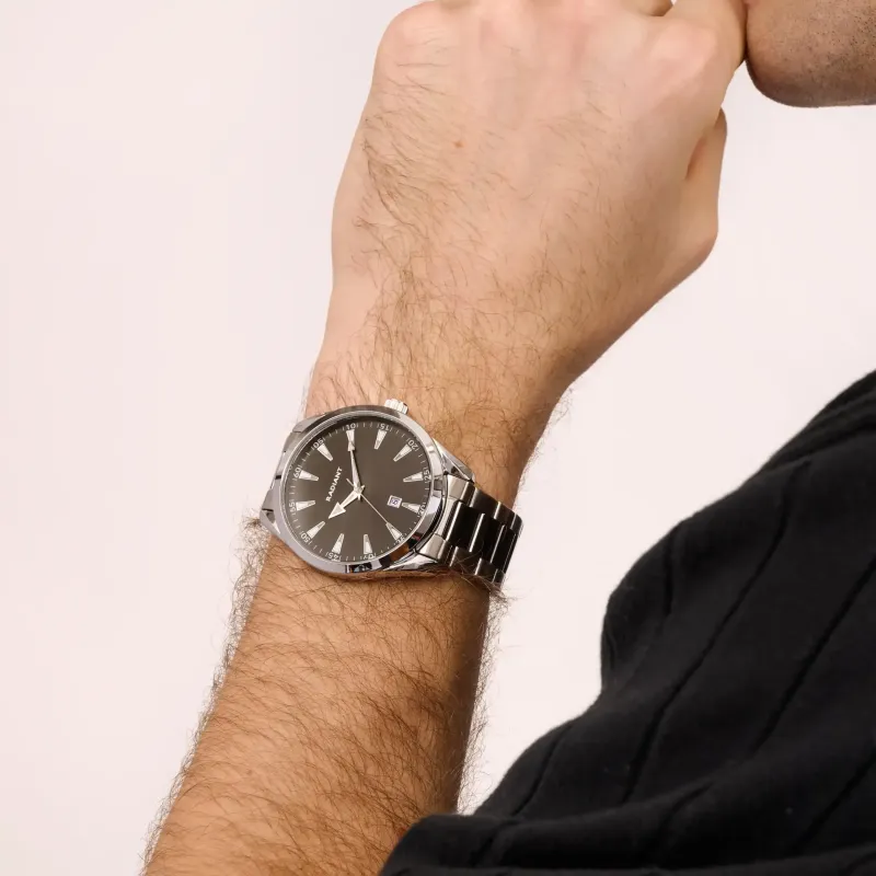 Relógio Homem Ocean Code Prateado | Radiant