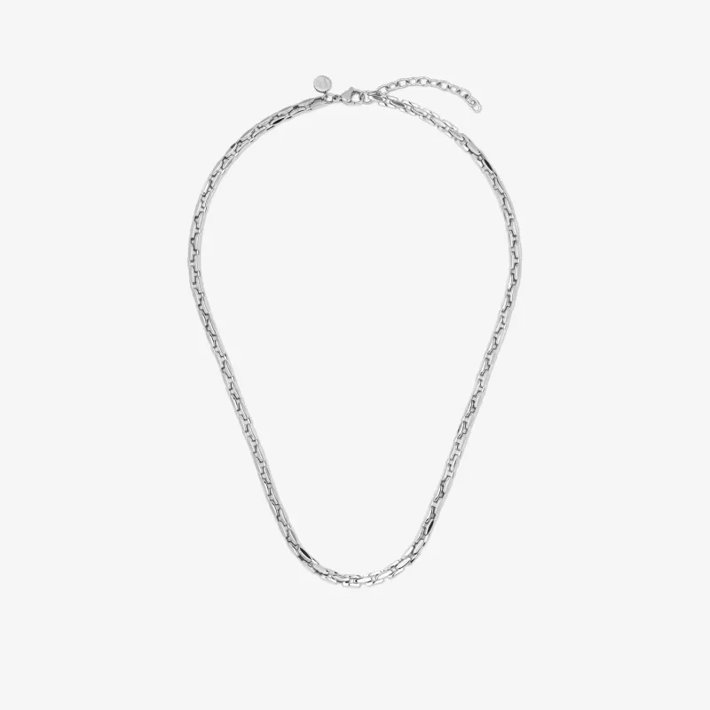 Colar de Homem Riviera Prateada | Radiant