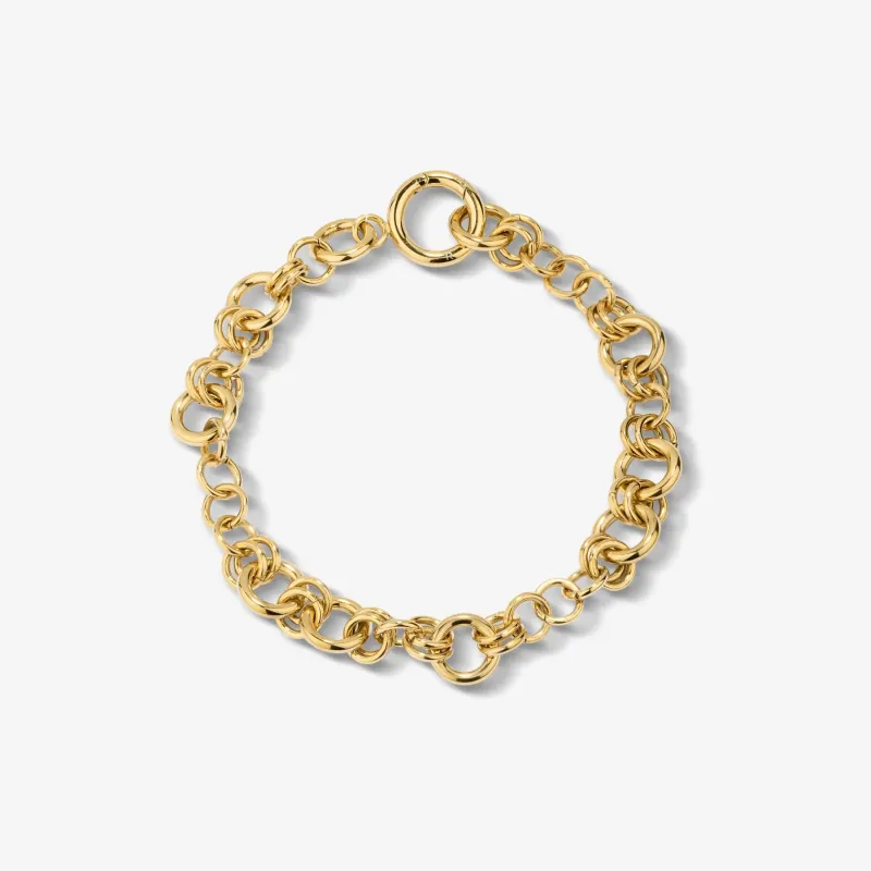 Pulseira Dourada de Mulher em Aço Inoxidável | Radiant