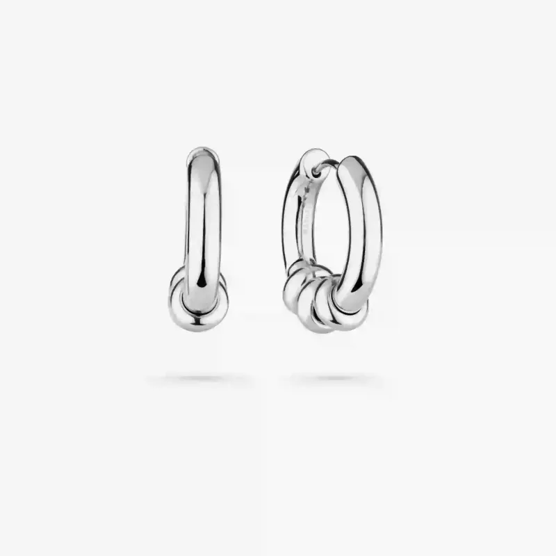 Argolas Prateadas com Mini Aros | Radiant