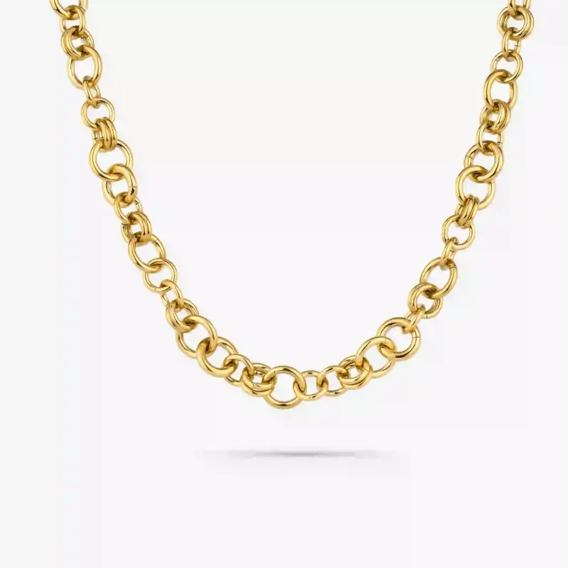 Colar Dourado de Mulher com Cadeia de Elos | Radiant