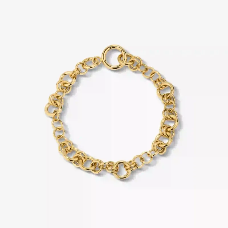 Pulseira Dourada de Mulher em Aço Inoxidável | Radiant