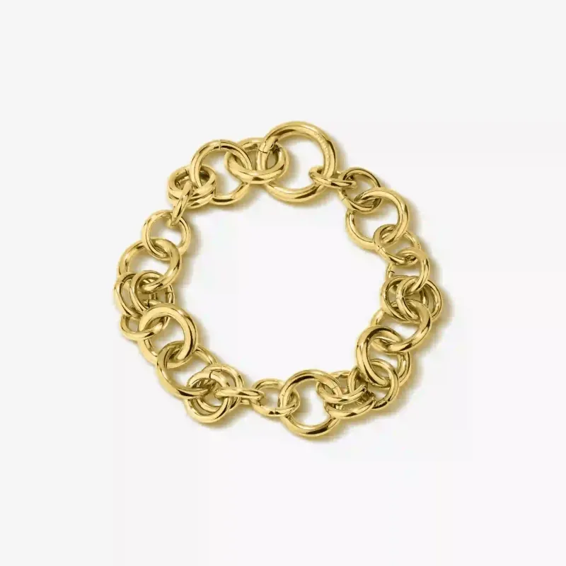 Pulseira Dourada Bold de Mulher em Aço Inoxidável | Radiant